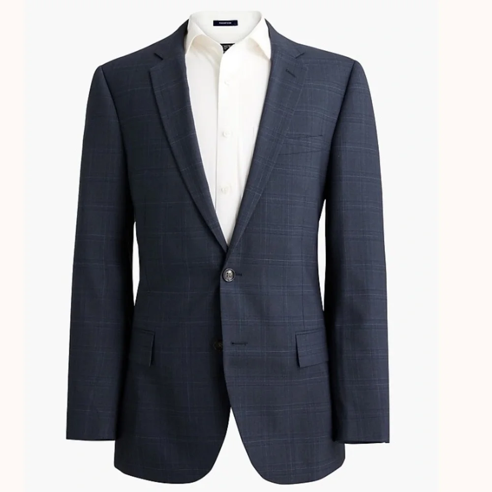 J. Crew NWTs sz 36R THOMPSON Men's Navy 2 button Blazer